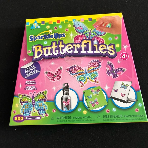 The Orb Factory Other - SparkleUps Butterflies, Brand New, Ages 4+